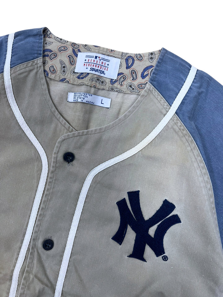 MLB New York Yankees Baseball Paisley Jersey - Starter Large