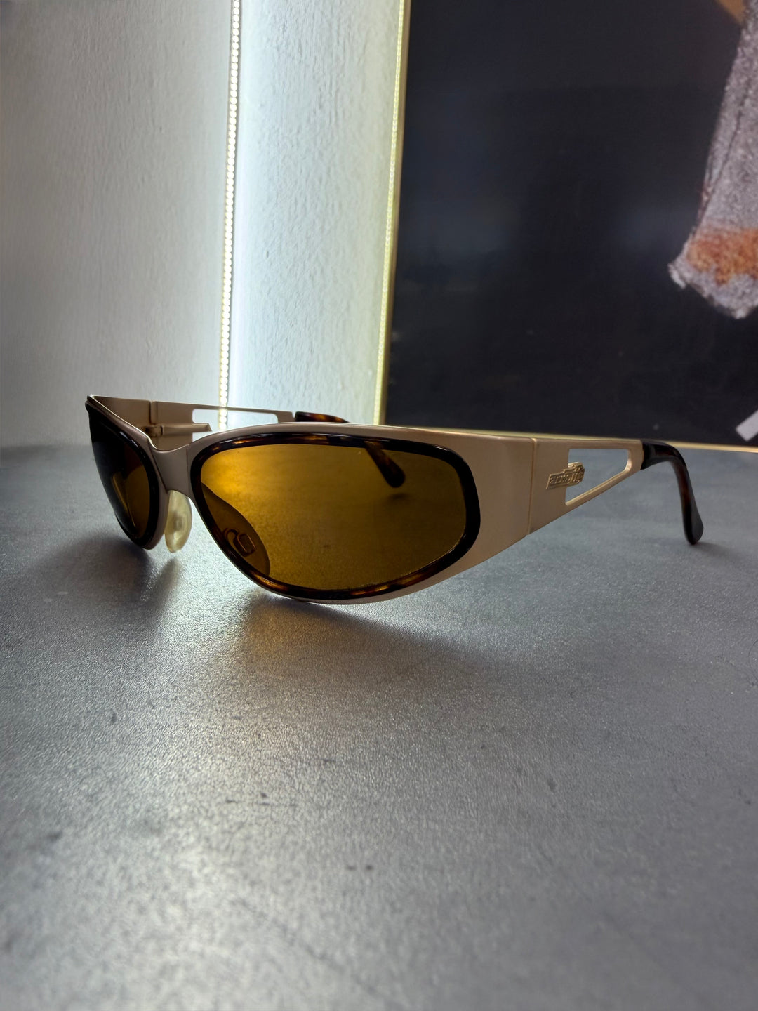 Arnette 1990s metal wraparound sunglasses