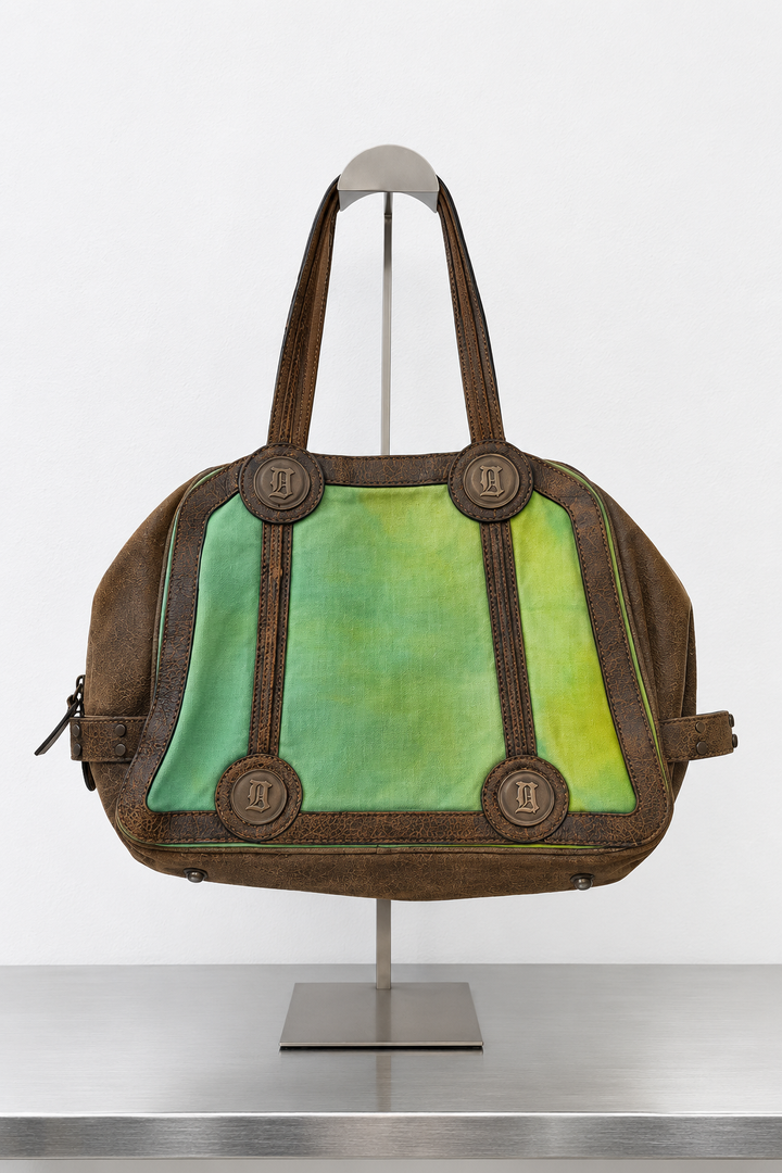 Galliano rare archive 2007 portrait Boston bag
