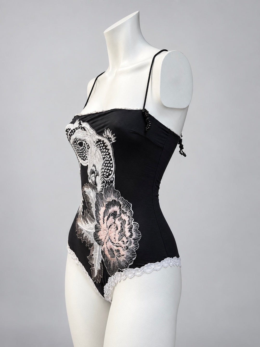 Gianfranco Ferré vintage embroidered dragon bodysuit