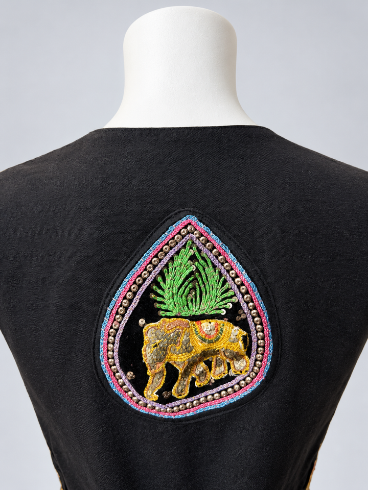Vintage 80’s Embroidered Kelaga Vest