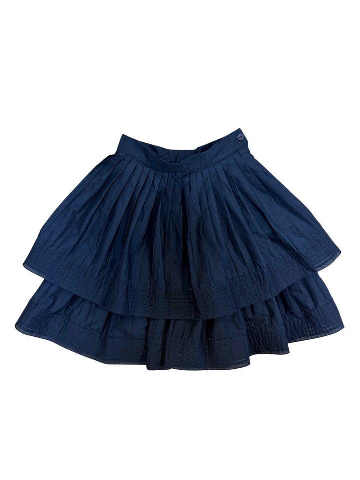 Kenzo Jungle pleated layered skirt