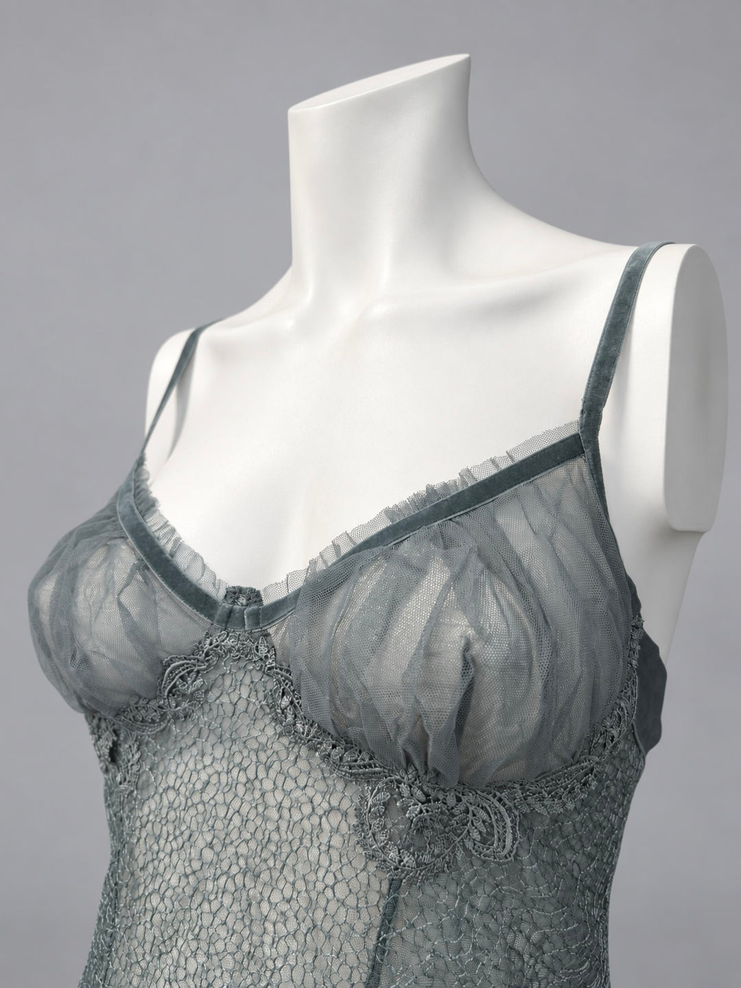 La Perla sheer lace slip dress
