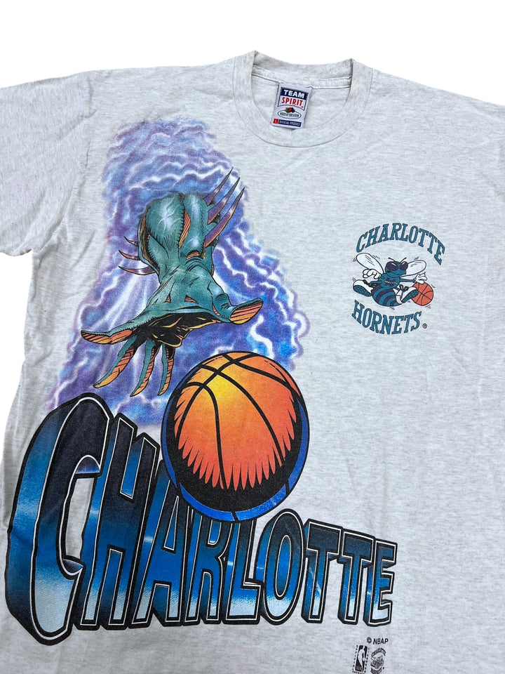 Fruit of the loom vintage Charlotte Hornets Tshirt men’s large
