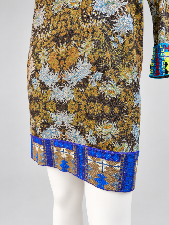 Custo Barcelona Vintage Shiny Cotton Dress Medium