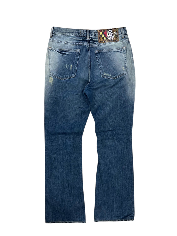 Just Cavalli Vintage Distressed Flared Women’s Jeans Small eu36/38