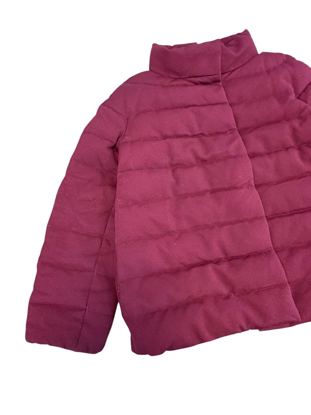 Moncler Gamme Rouge burgundy wool blend down jacket