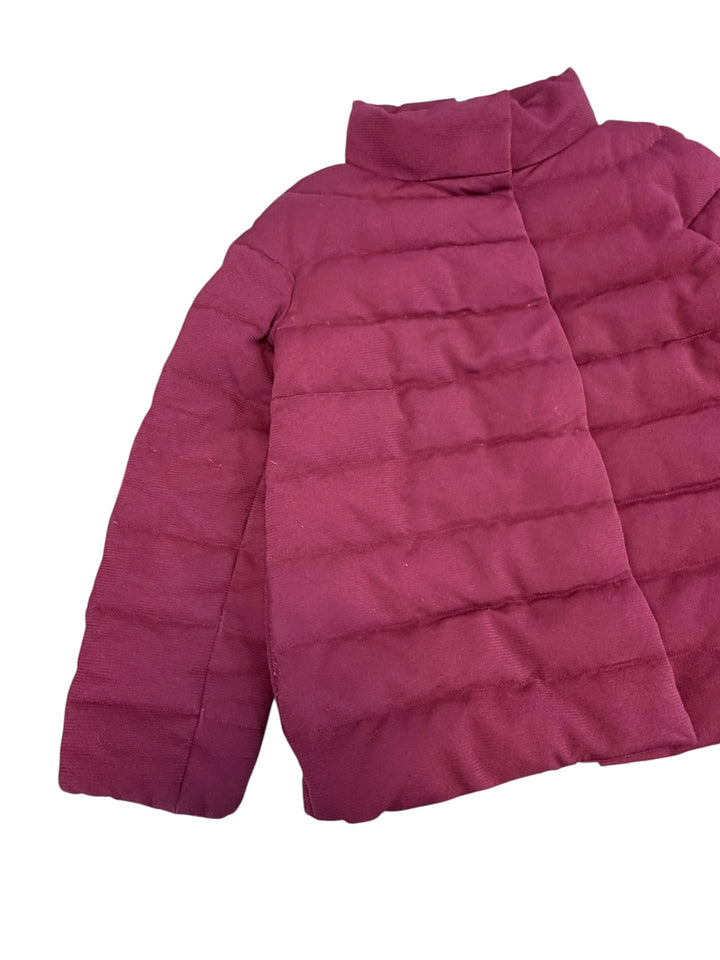 Moncler Gamme Rouge burgundy wool blend down jacket