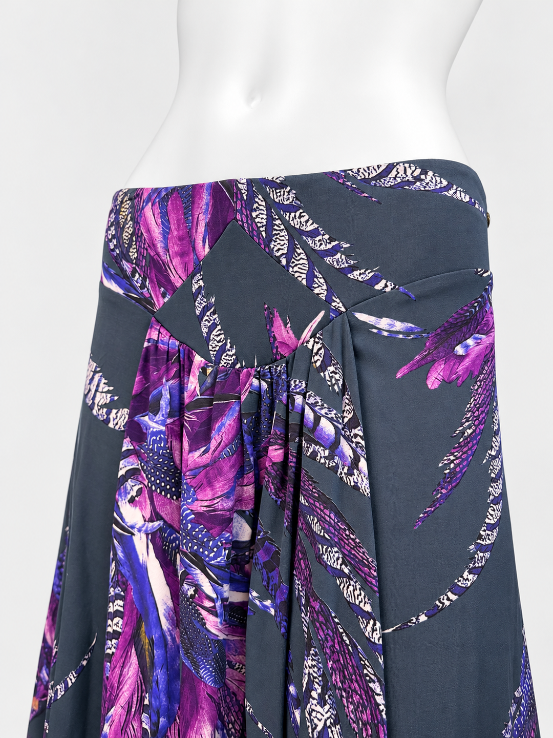 Just Cavalli vintage asymmetric skirt