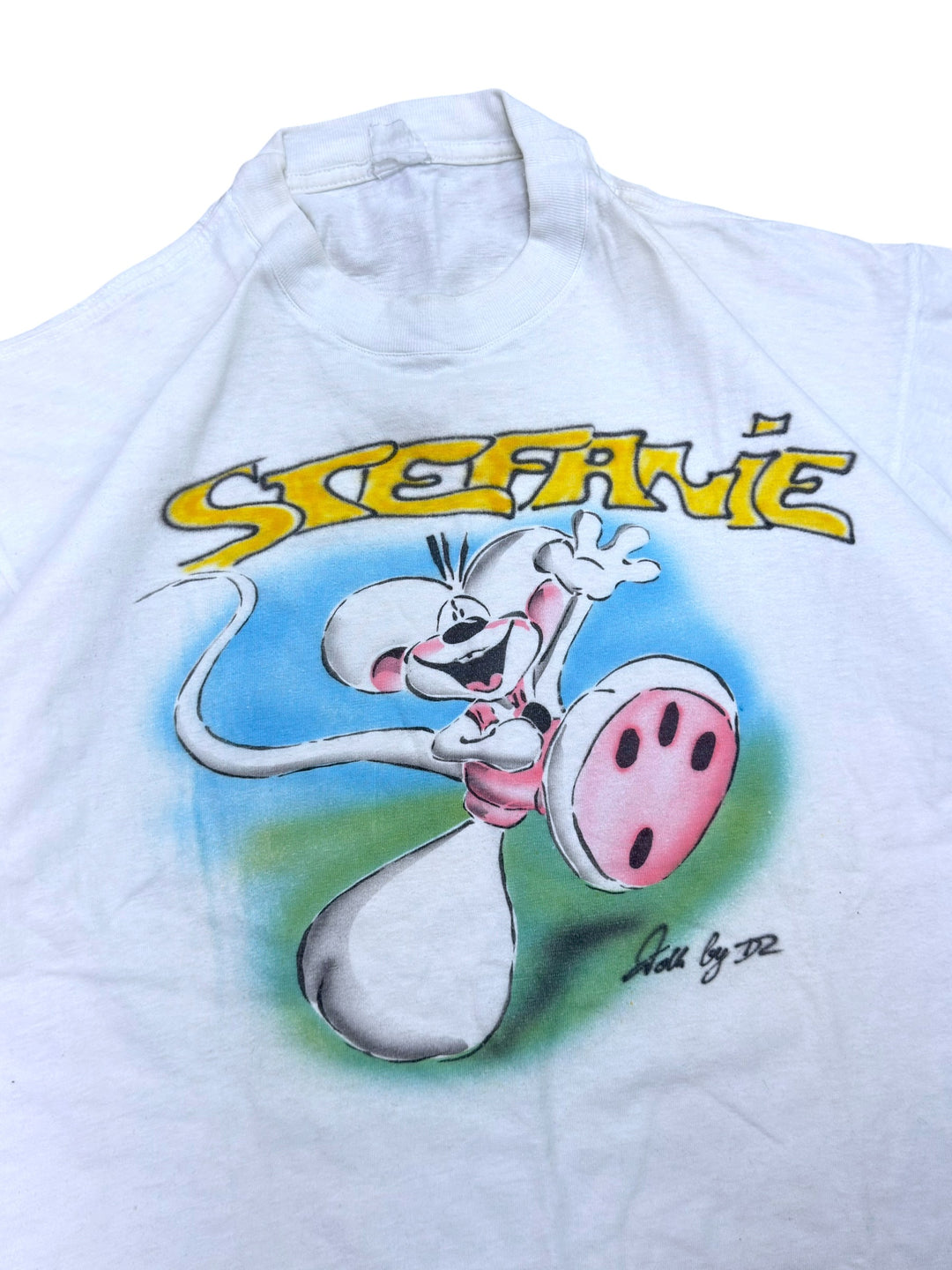Stefanie y2k airbrush graphic t-shirt large