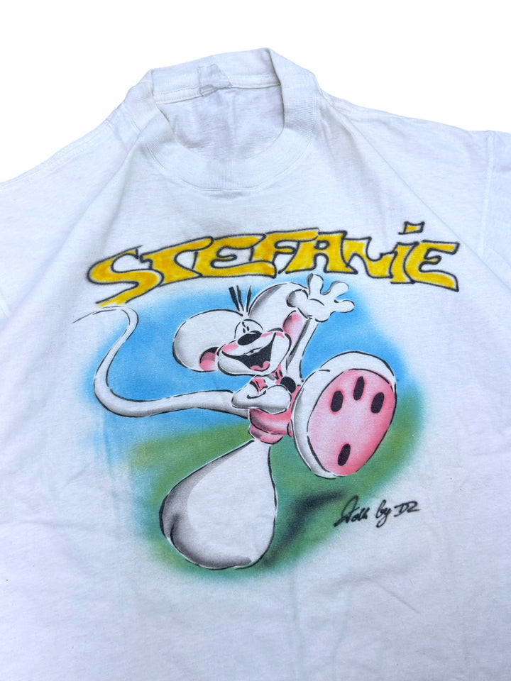 Stefanie y2k airbrush graphic t-shirt large