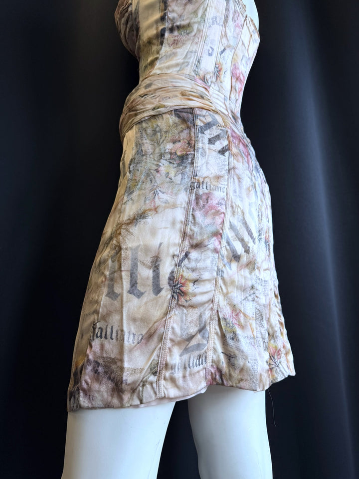 Galliano silk corset dress.
Early 2000s archive – same model worn on stage by Amy Winehouse (museum-documented)