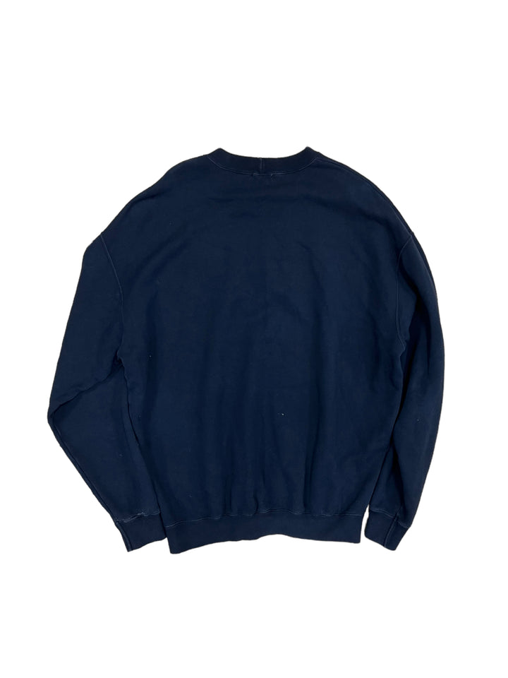 United Colors of Benetton Vintage Black Sweatshirt w/ Embroidered logo Men’s Extra Large