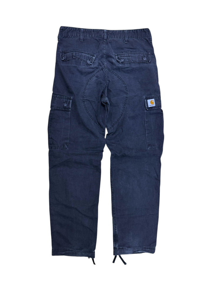 Carhartt WIP Regular Navy Ripstop Cargo Pants (W30 L32)
