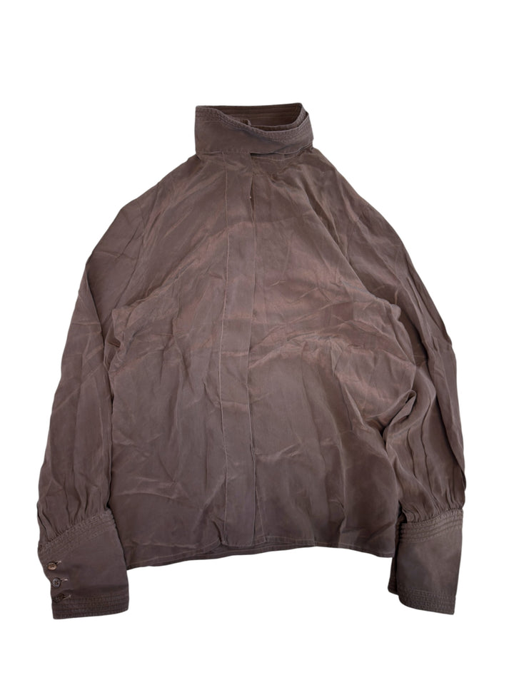 Gianfranco Ferré vintage pure silk high neck shirt