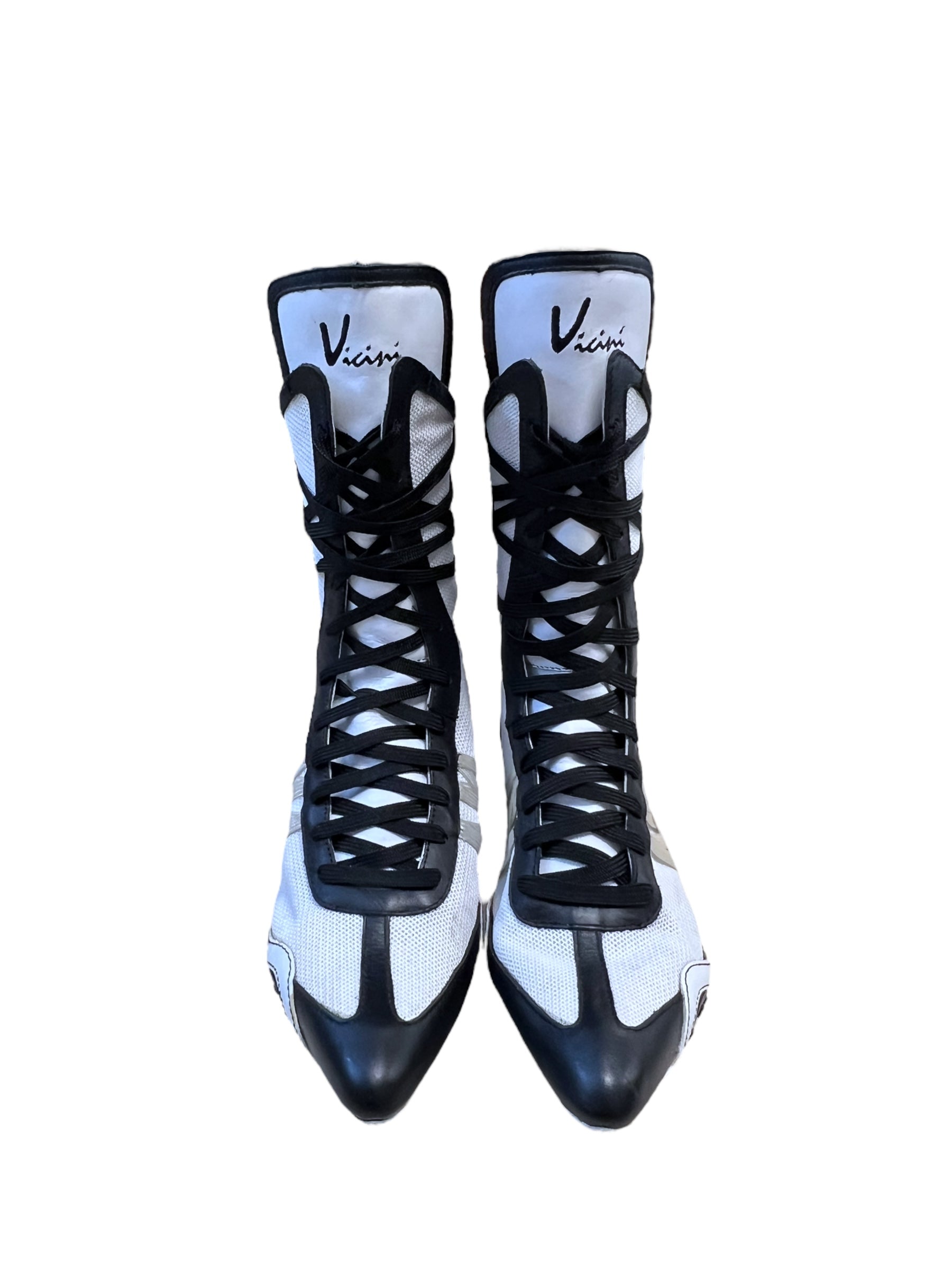 Archive Vicini Deadstock Lace-Up boxing pointed boots size40