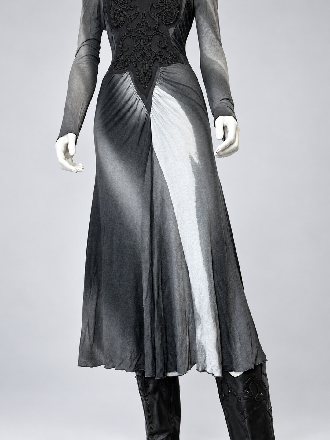 Roberto Cavalli vintage fit and flare beaded dress