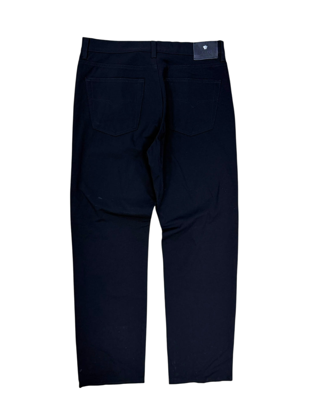 Versace Jeans Couture Black Stretch Trousers Men's Medium