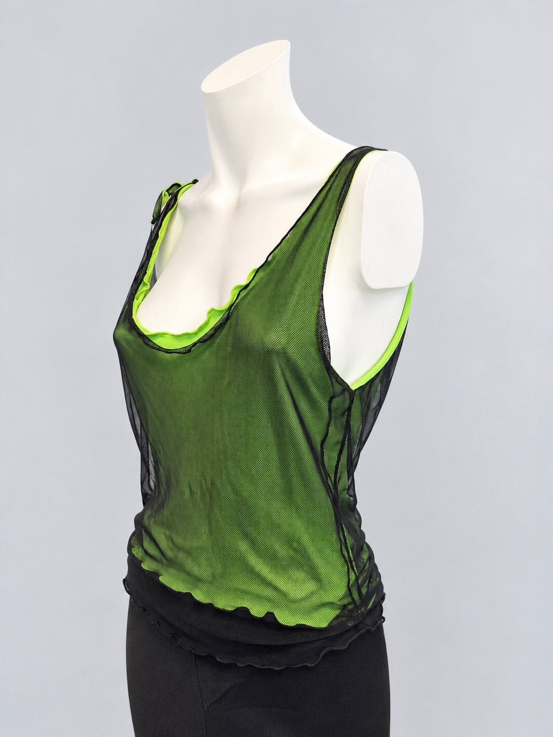Fiorucci reversible mesh tank top