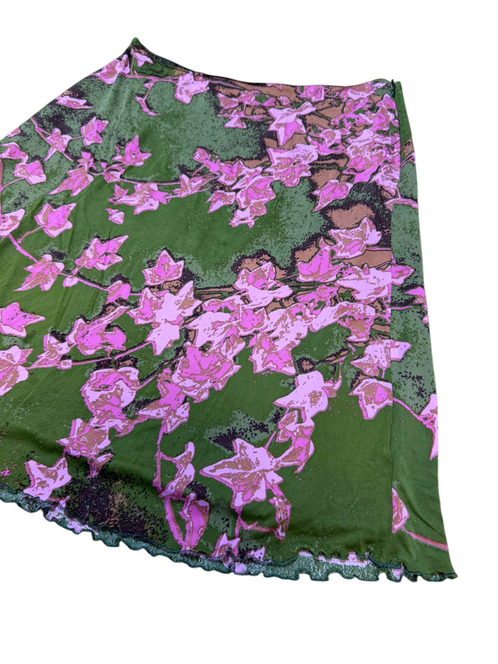 Versace Jeans Couture botanical ivy print skirt size IT 44 (EU 38)