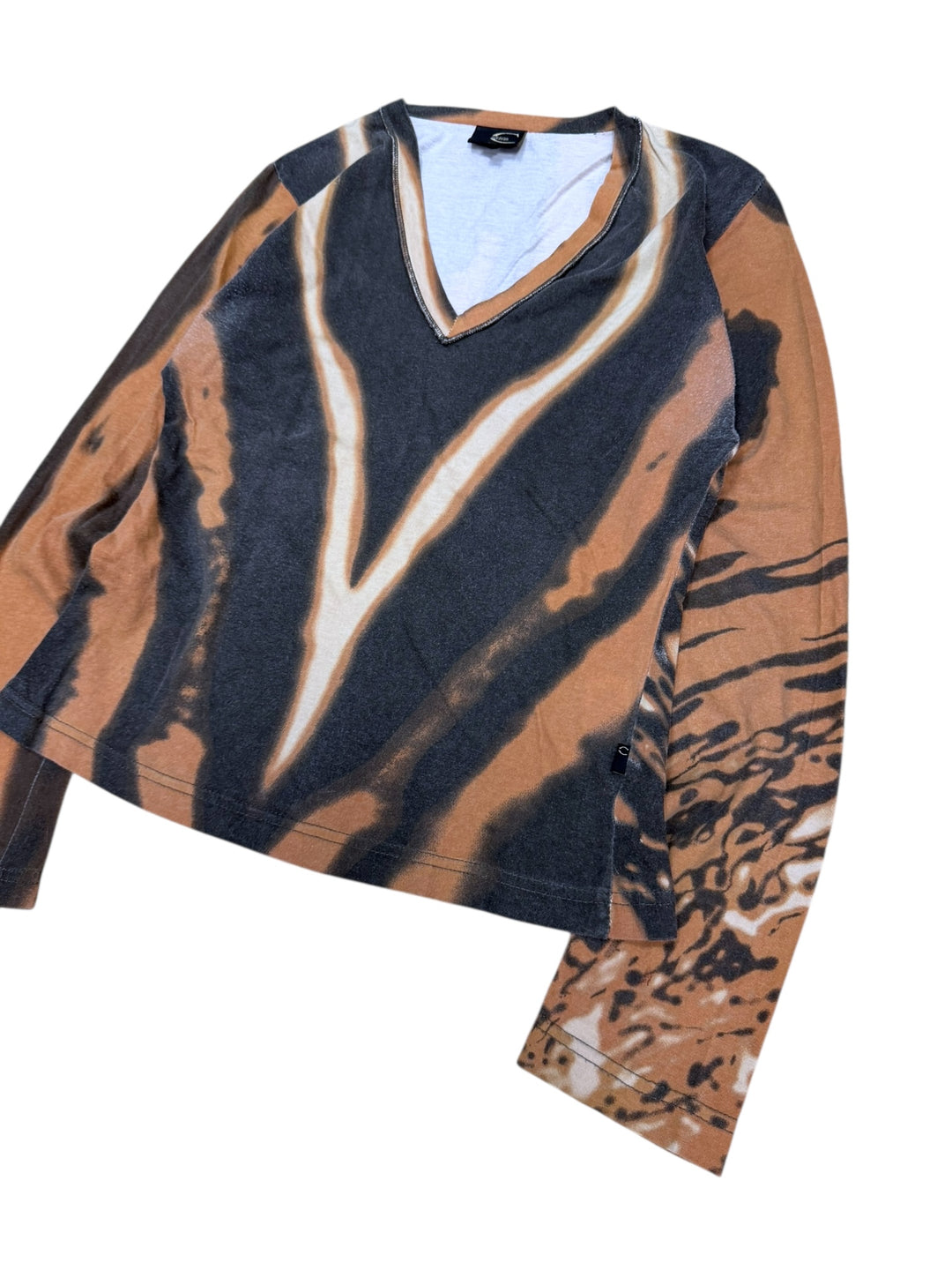 Just Cavalli ‘Tiger V’ tie-dye print top large