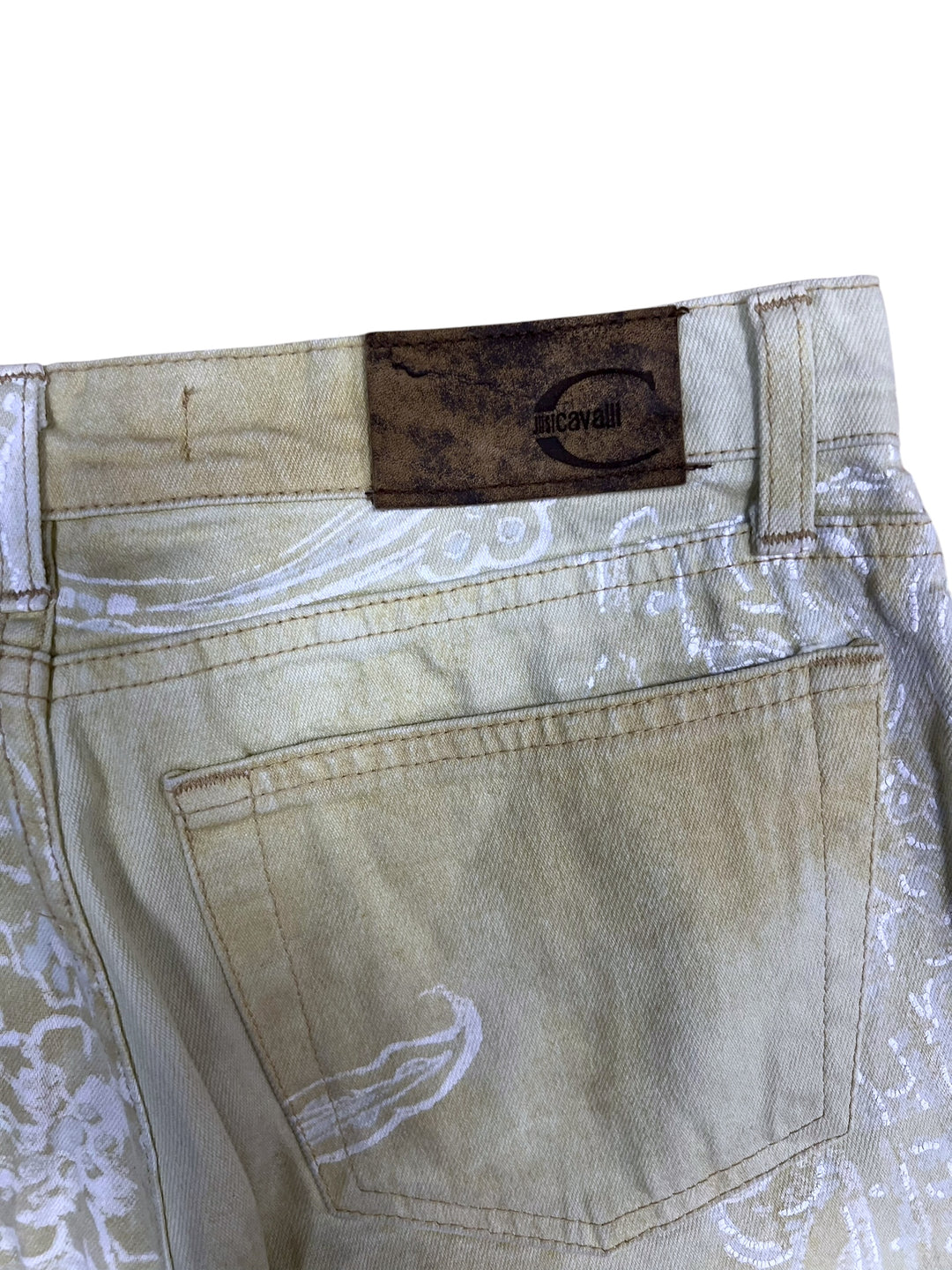 Just Cavalli Vintage Paisley Print Jeans Small