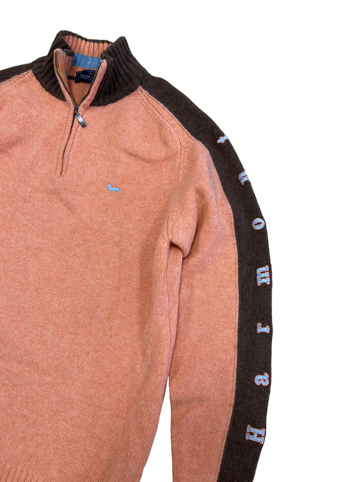 Harmont & Blaine 1/4 Zip Up Sweater Men’s Large Slim Fit