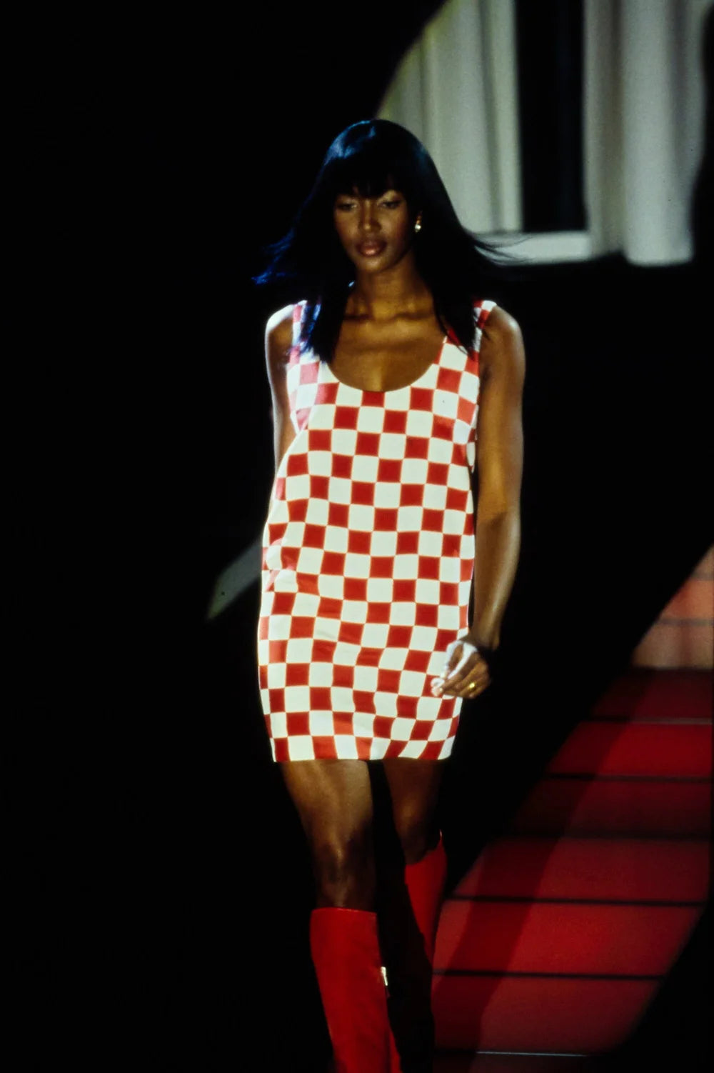 Rare Versace Jeans Couture checkerboard halter set