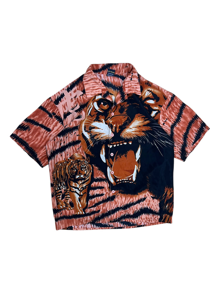 Vintage all over print shirt men’s Large