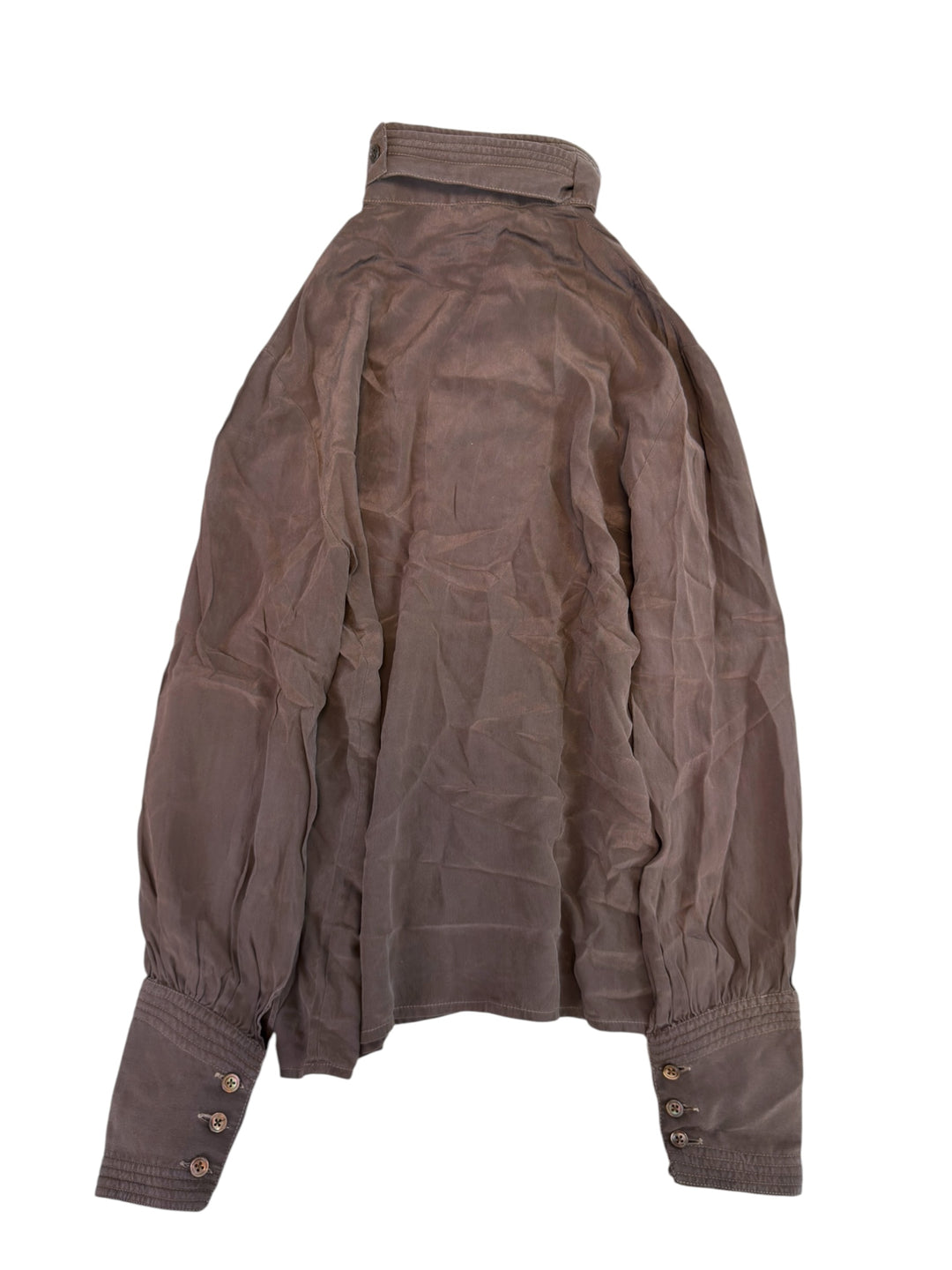 Gianfranco Ferré vintage pure silk high neck shirt