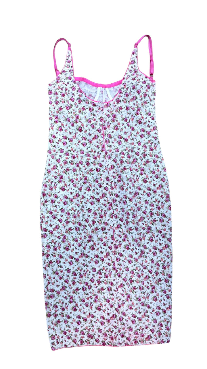 1990s Dolce&Gabbana floral corset dress