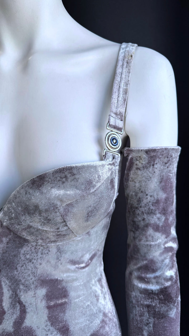 Ottavio Piragino velvet effect jumpsuit small