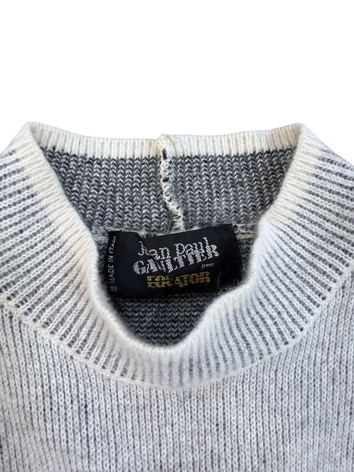 1985 Jean Paul Gaultier Gibo argyle knit dress