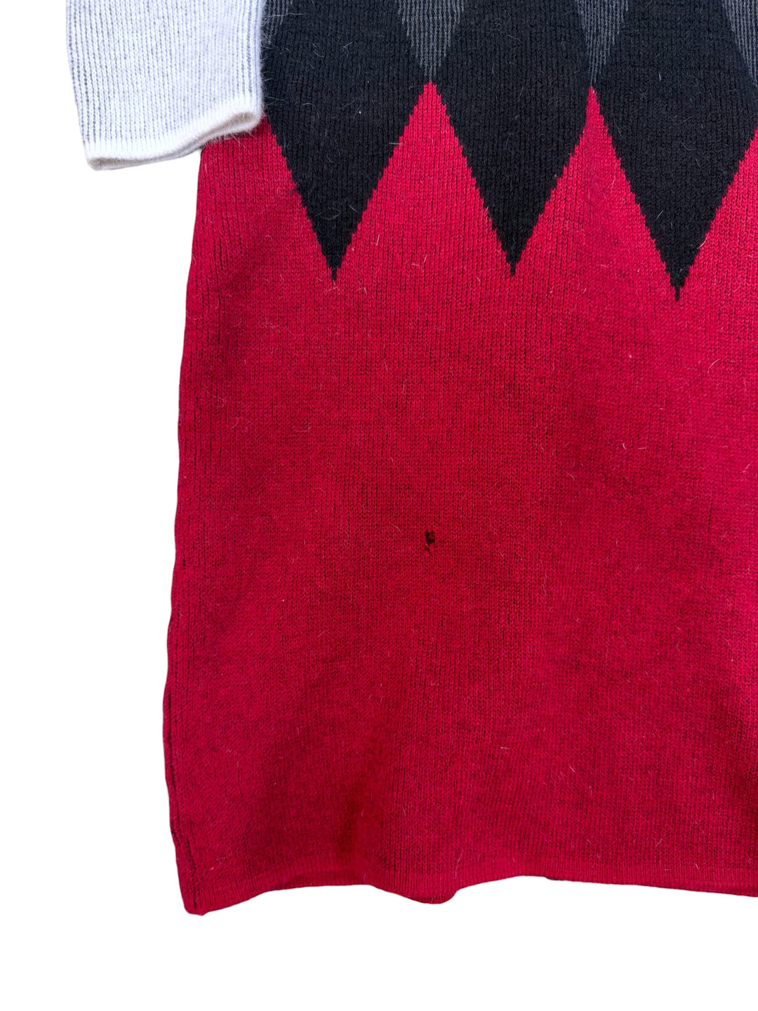 1985 Jean Paul Gaultier Gibo argyle knit dress