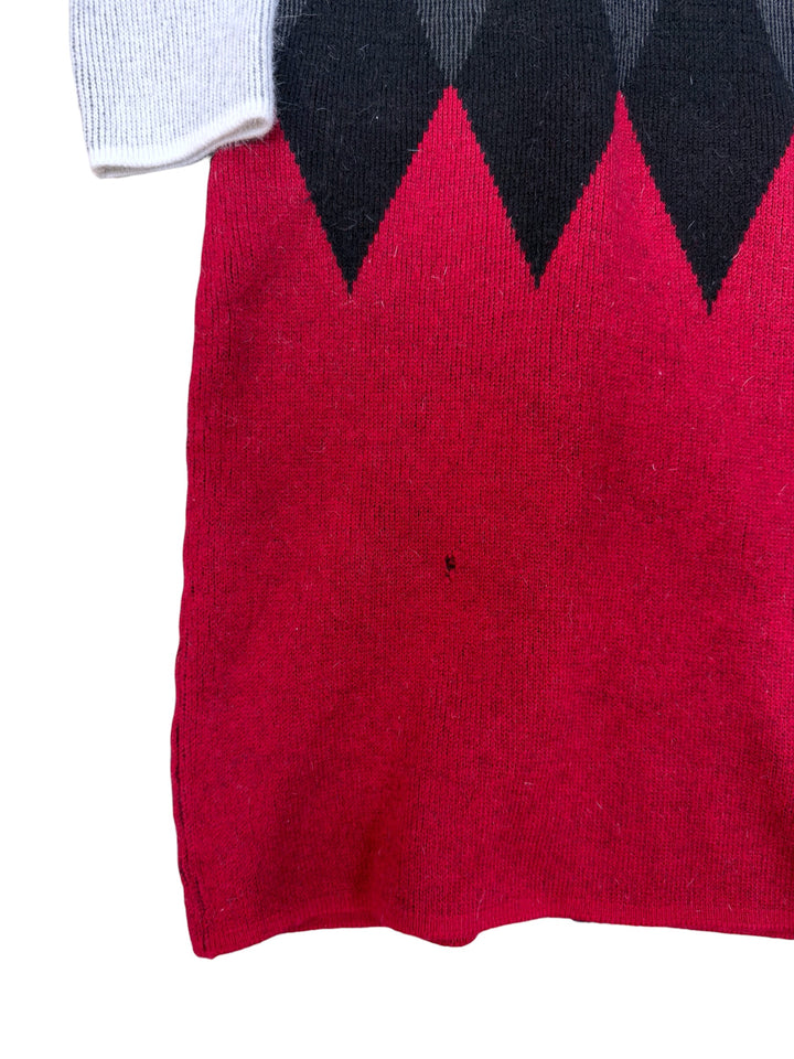 1985 Jean Paul Gaultier Gibo argyle knit dress