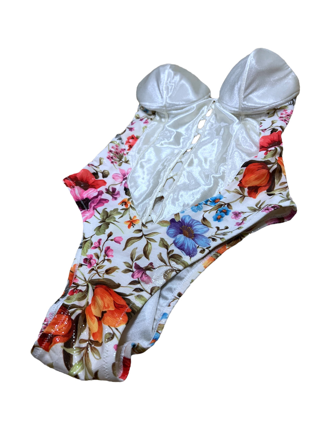 Vintage floral swimsuit Extra small