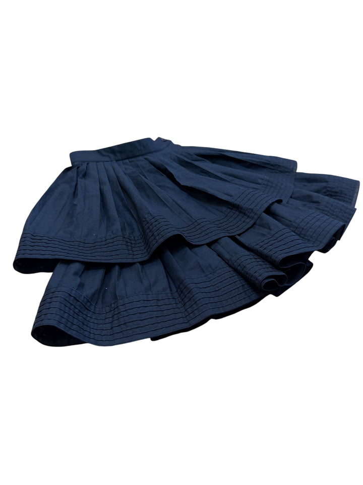 Kenzo Jungle pleated layered skirt