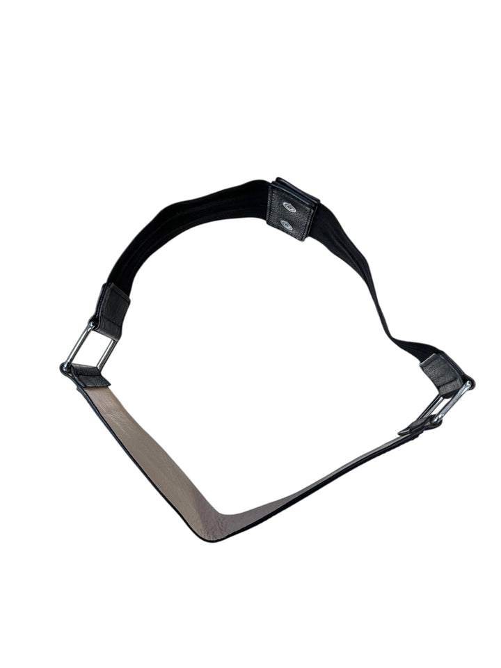 Patchwork Geometric Statement Belt