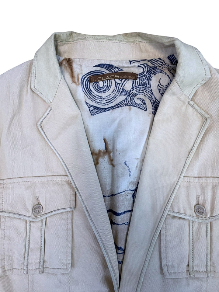 Roberto Cavalli Class utility blazer