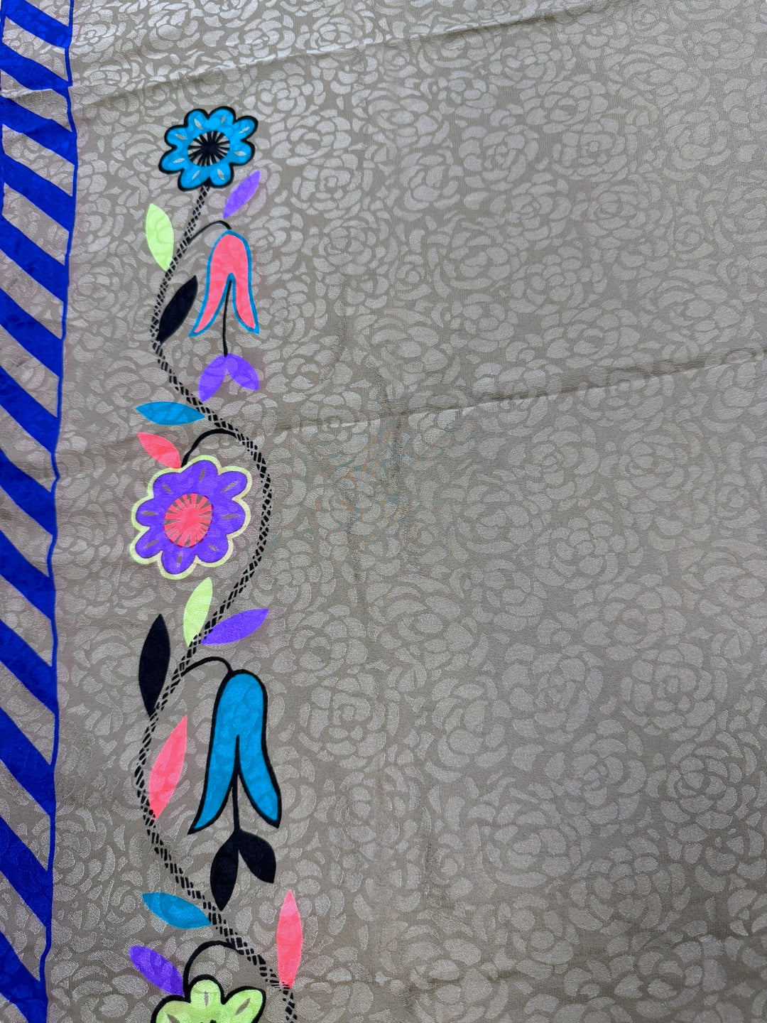 Gianni Versace 1980s Silk Scarf