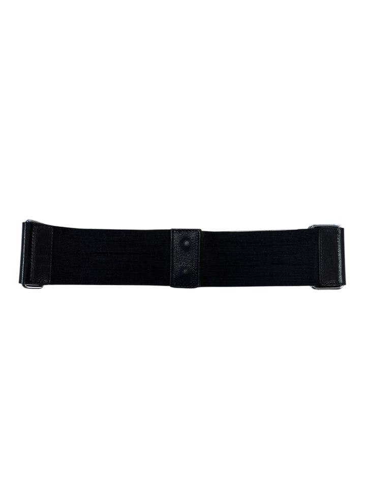 Patchwork Geometric Statement Belt