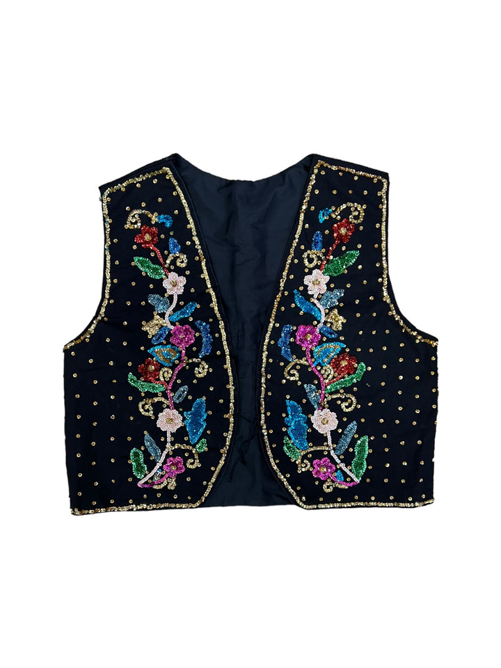 Vintage Embroidered women’s vest one size