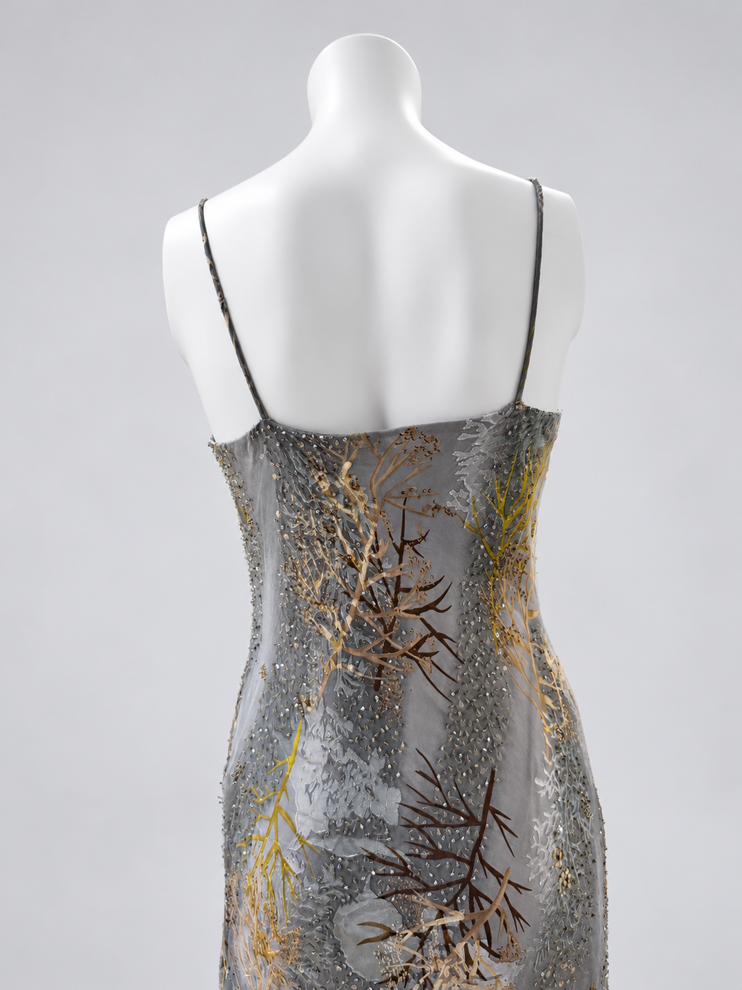 Caterina Masoni embellished silk dress