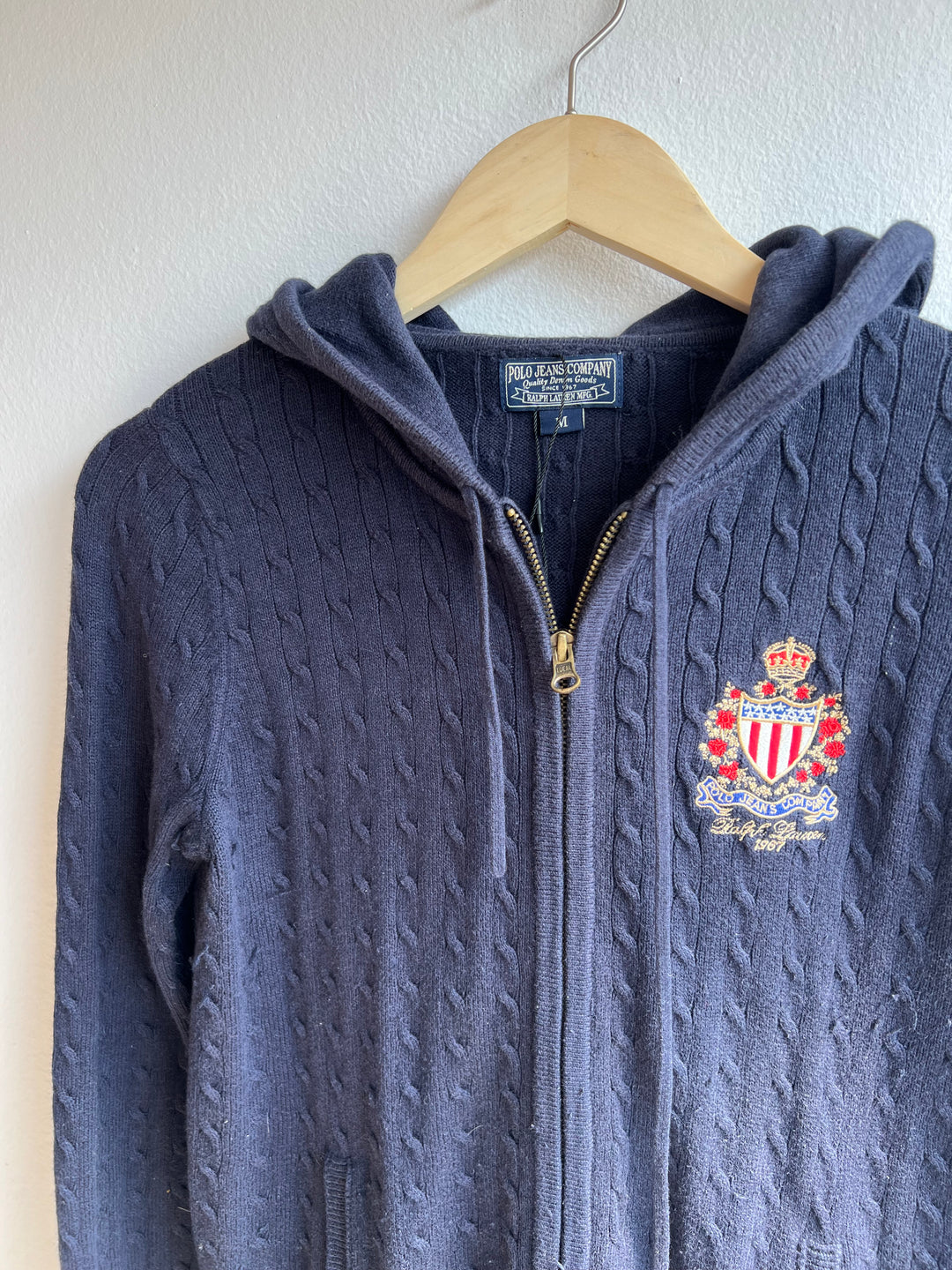 Polo Jeans Sweater Hooded Jacket Women’s Medium