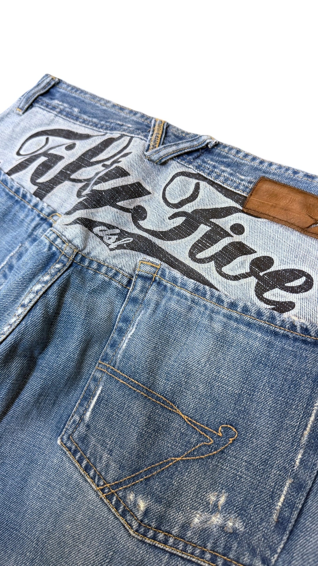Diesel “Fifty Five” 1990s wide leg denim jeans