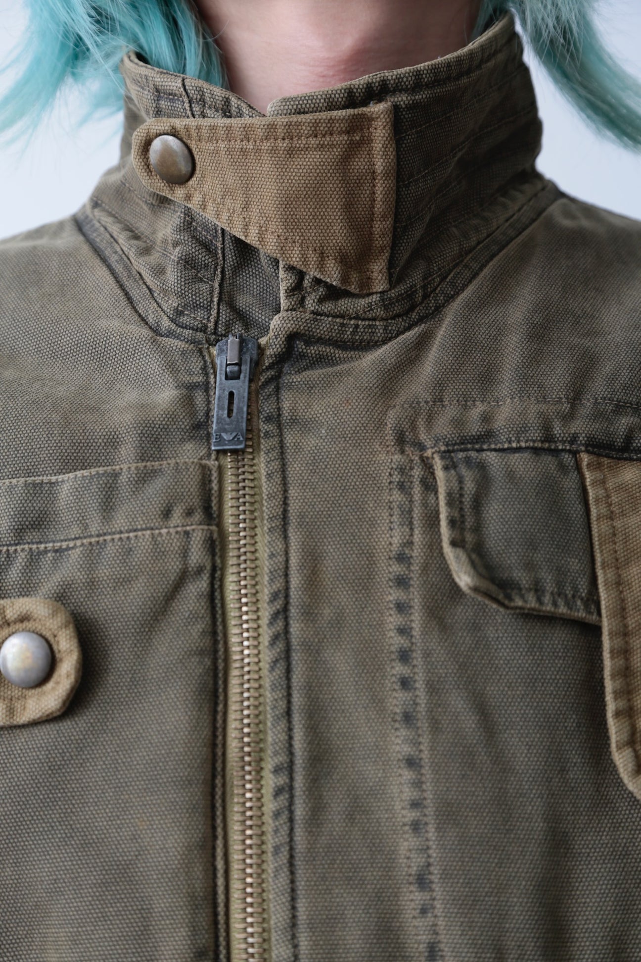 ジャケット・アウター emorio armani archive Velcro blouson Emporio Armani Archive Zip Up Military Blouson – Rats Vintage