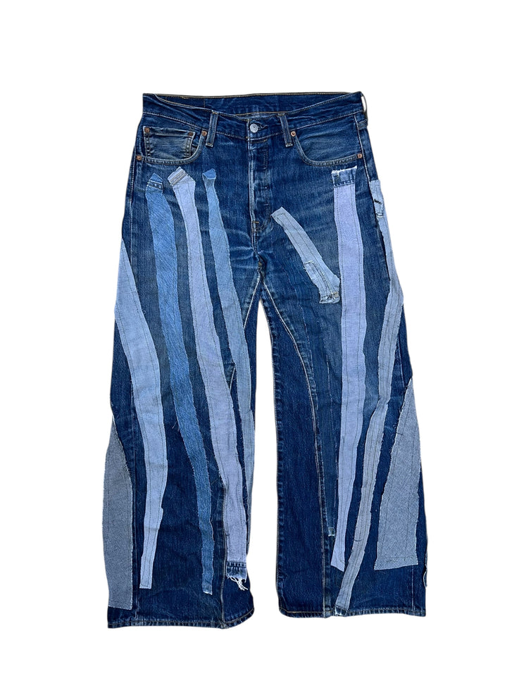 Upcycled Levi’s Patchwork Jeans Men’s Medium