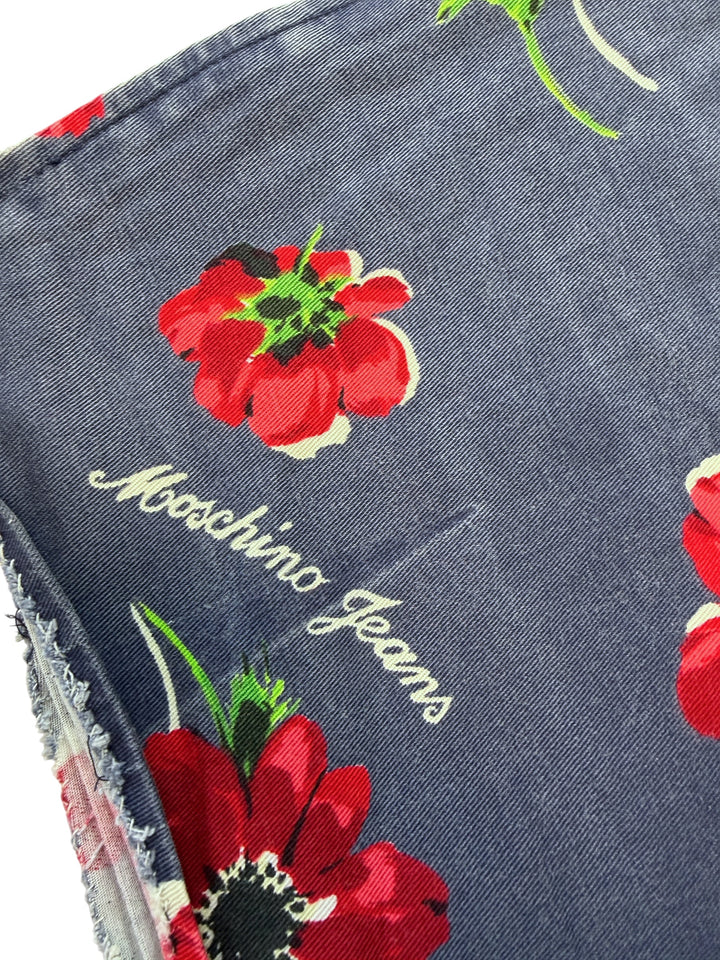 Moschino floral print mini skirt – designer vintage