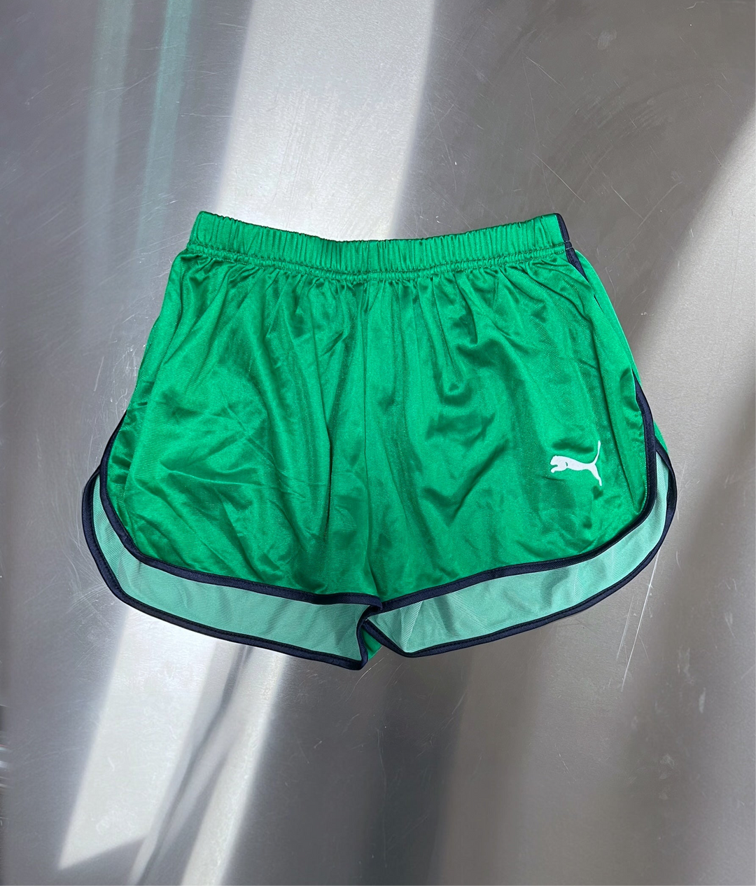 Puma Vintage Green Running Shorts Women’s Medium