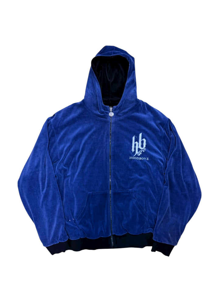 HoodBoyz reversible velour hoodie